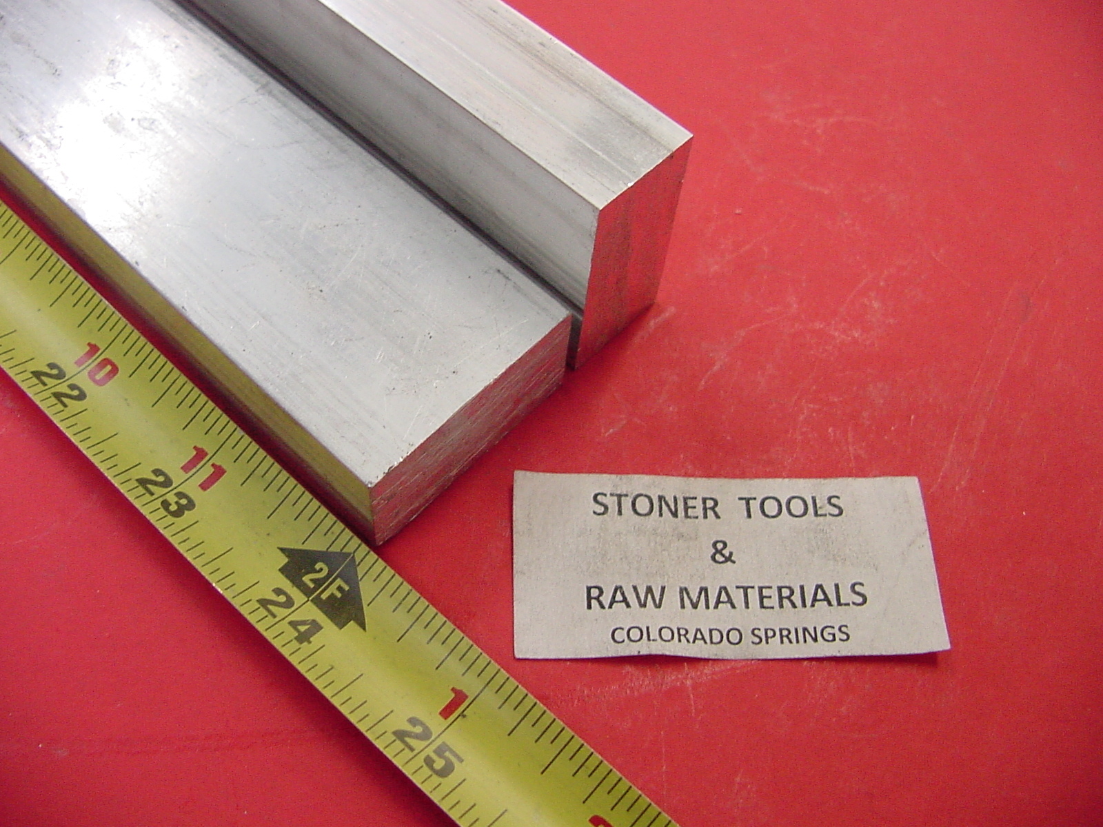 2 Pieces 5/8″ X 1-1/2″ ALUMINUM 6061 FLAT BAR 24″ long T6511 Extruded Mill Stock