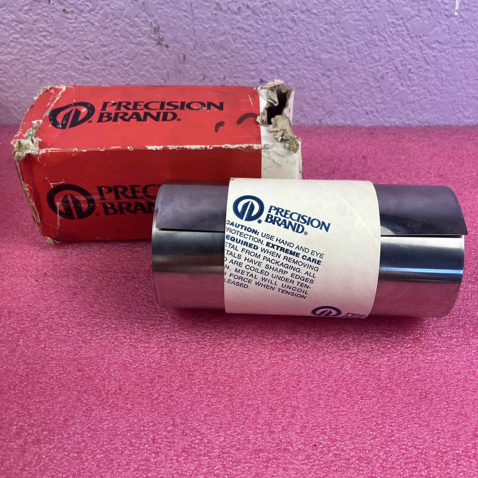 0.010” Stainless 302 Shim Stock 6” x 50” Roll Precision Brand 22320, 22L10