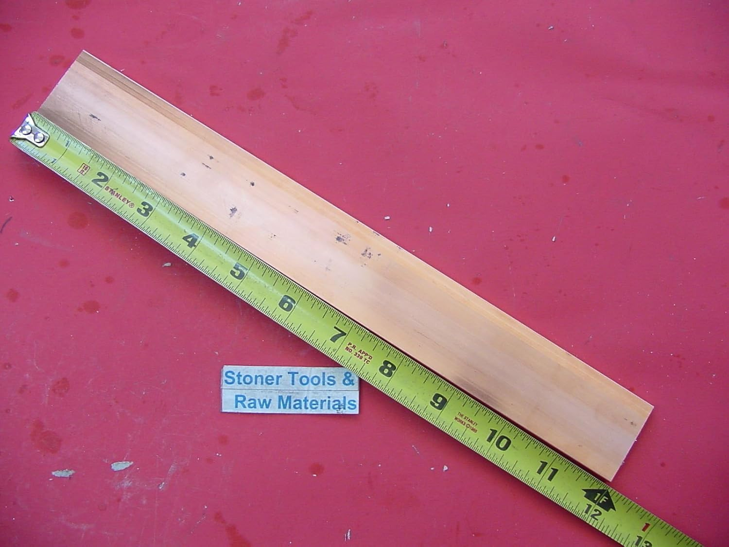 1/4X 4 C110 COPPER BAR 12 Long Solid Flat Bus Bar Stock New
