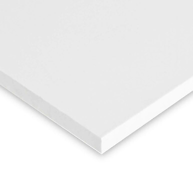 2″ x 2.5″ x 2.5″, PTFE Teflon Plastic Sheet, White
