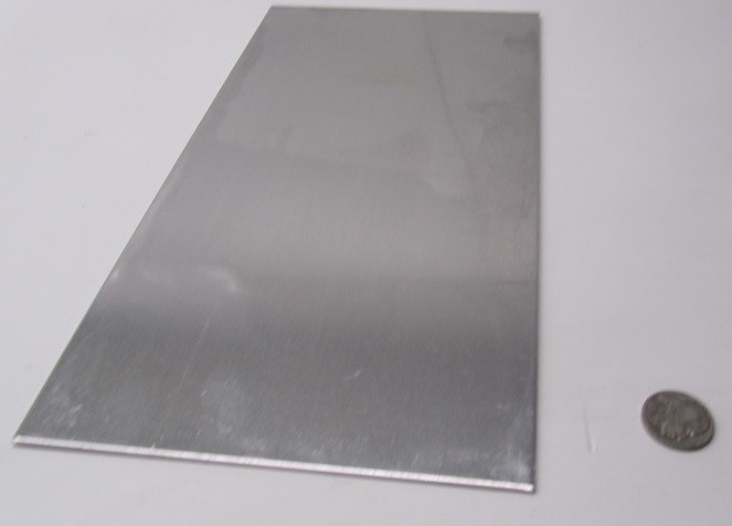 1100 Aluminum Sheet (1/2 Hard- H14) .090″ Thick x 6.0″ Wide x 12.0″
