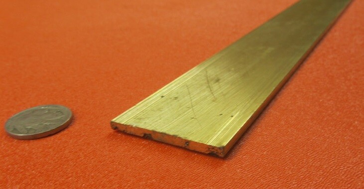 360 Brass Flat Bar 1/8″ Thick x 1 1/2″ Wide x 48.0″ Length