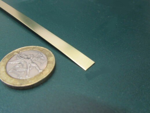 260 Brass Flat Bar .016″ (+/- 0.002″) Thick x 1/4″ Wide x 1 Foot Length, 10 Pcs
