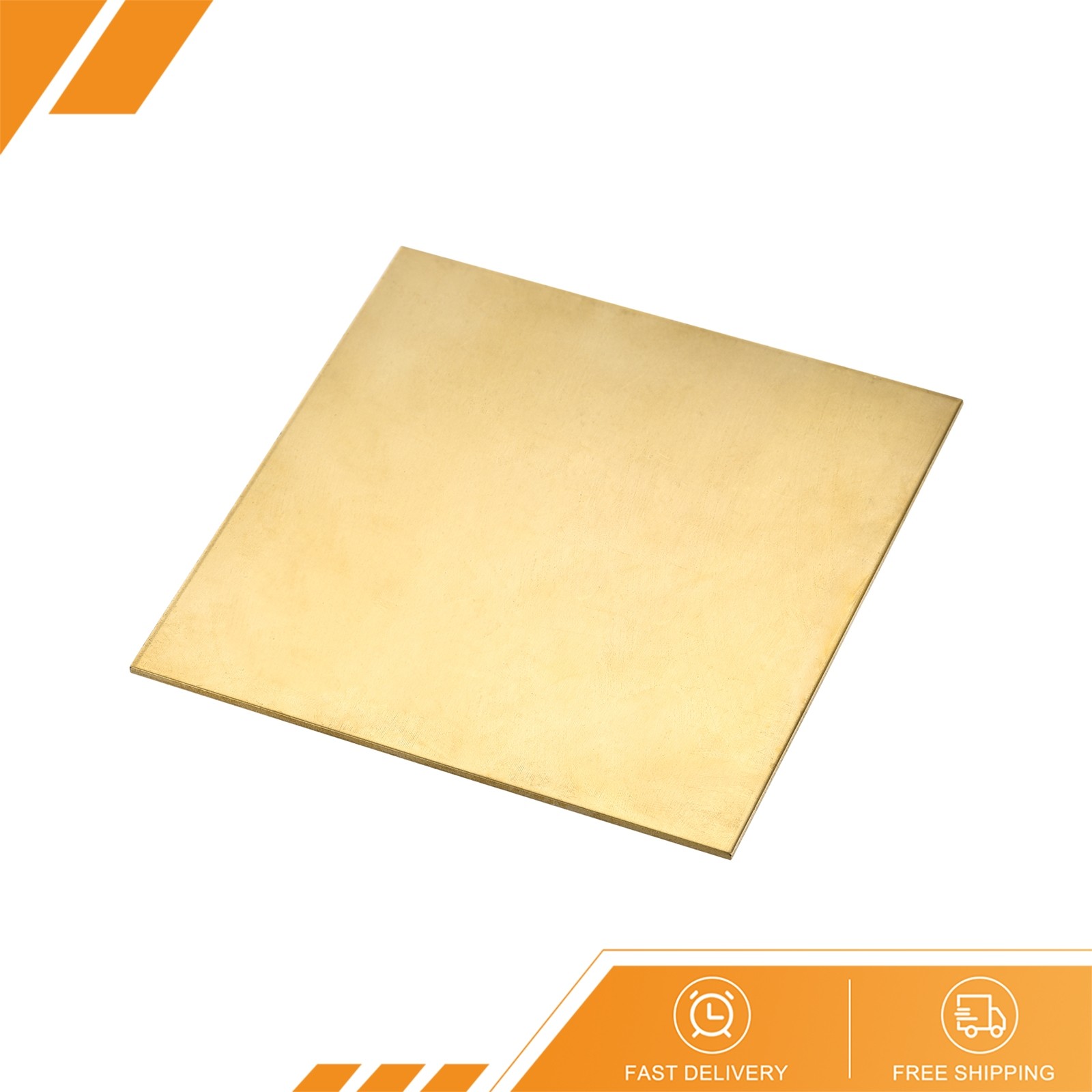 Brass Sheet Metal Sheets Plates – 3.9″ Length x 3.9″ Width x 0.06″ Thickness