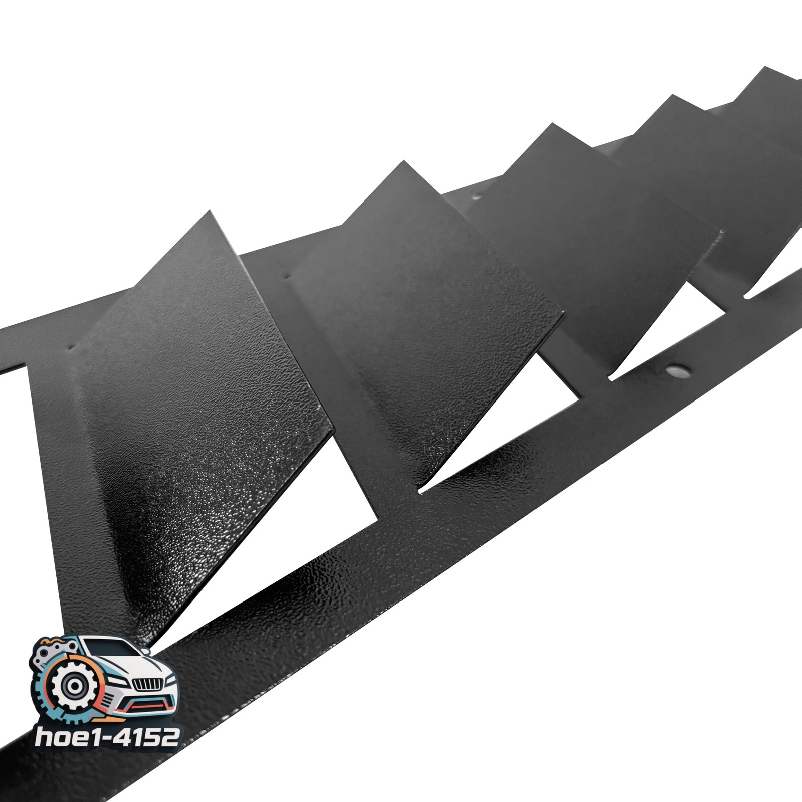 2 Pcs Universal Hood Vent Louver Scoop Cover Air Flow Intake Cooling Panel Black