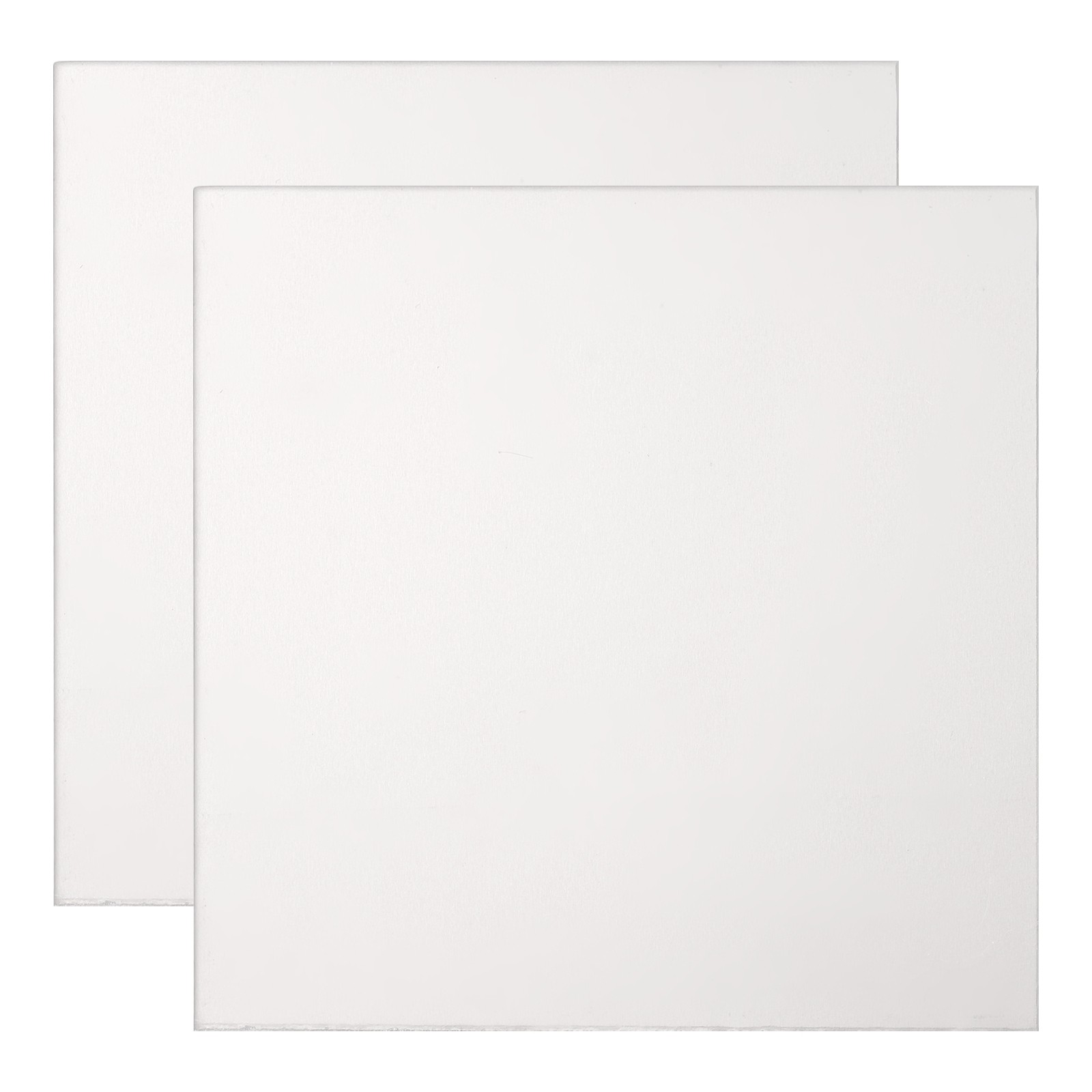 2 Pcs Pure Grade TA1 Titanium Plate Sheet, 100x100x0.2mm Titanium Metal Sheet