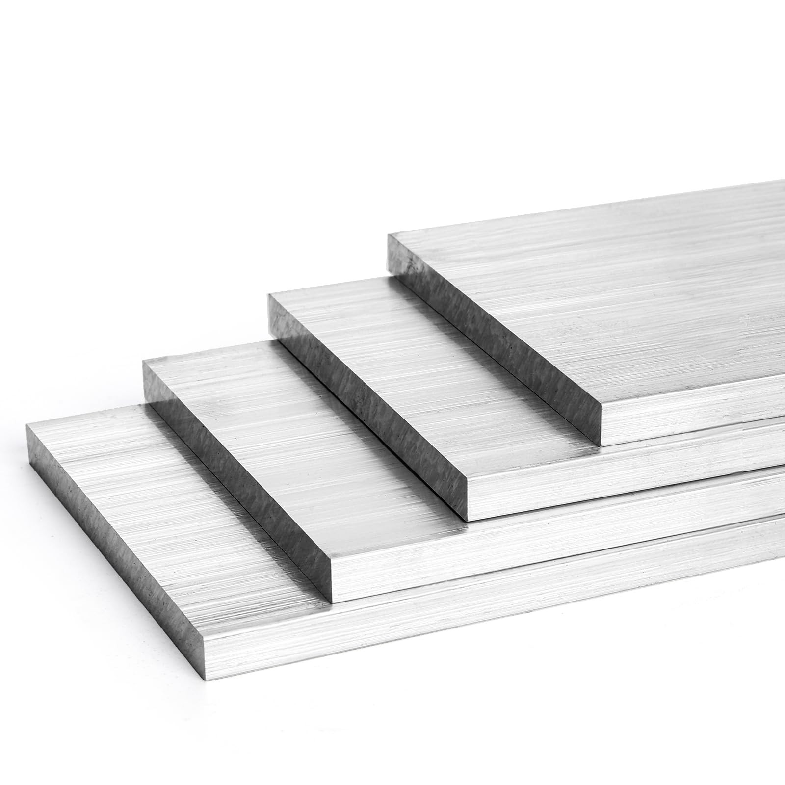 4 Pack Aluminum Flat Bars, 1/4″ Thickness x 3″ Width x 12″ Length Aluminums P…