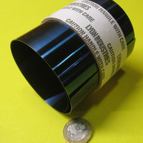 Blue Tempered Spring Steel Shim 0.003″ Thick x 3.0″ Width x 50″ Length