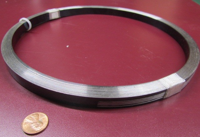 1095 Hard Blue Tempered Spring Steel Shim .008″ Thick x .500″ Wide x 1200″ Long