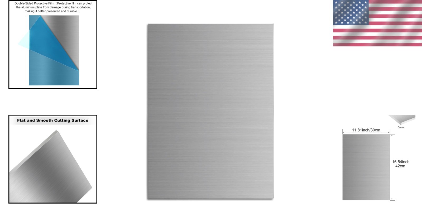 Versatile 5052H32 Heat Treatable Metal Sheet 12x17x1/4″