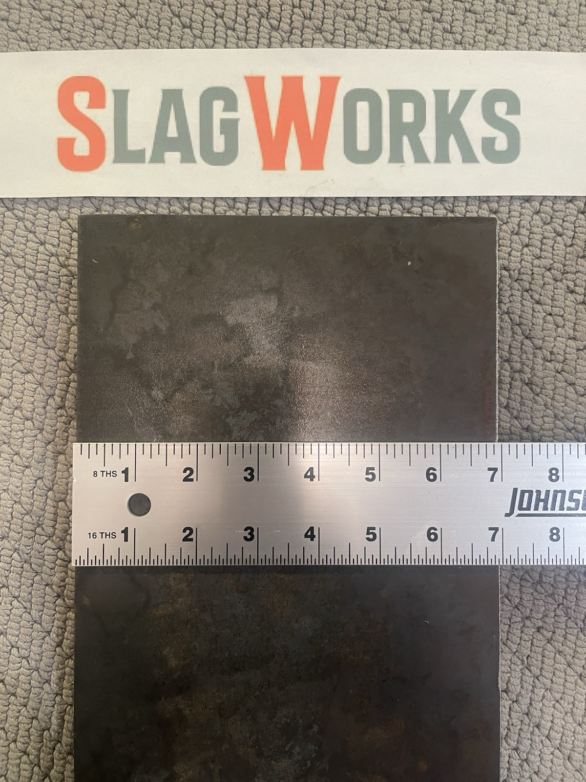 1/8x7x12 inch steel plate 7”x12” A36 Hot Roll Flat .125″ Thick