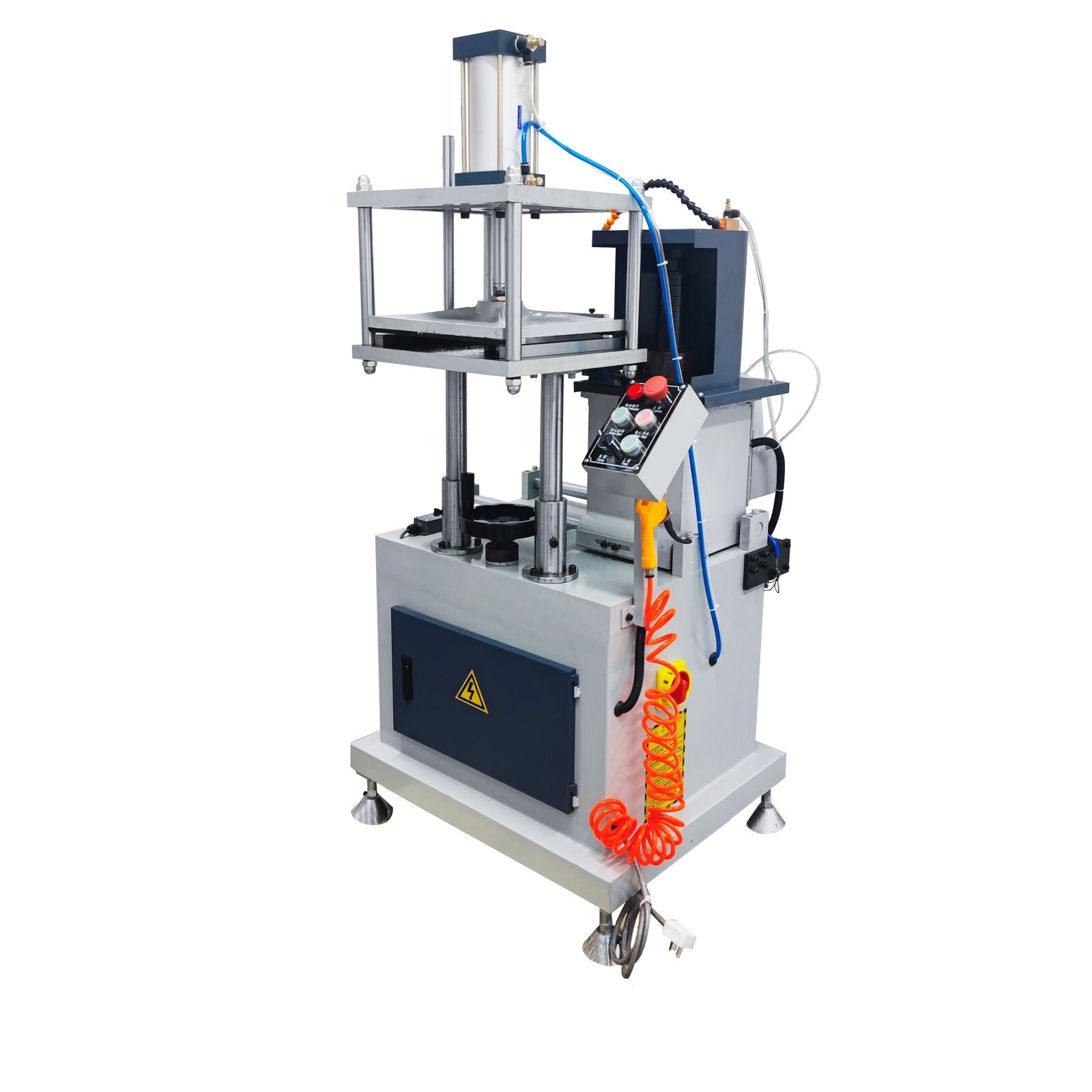 220V Aluminum Window Profile End Milling Rectangular Groove Machine Φ110-200mm