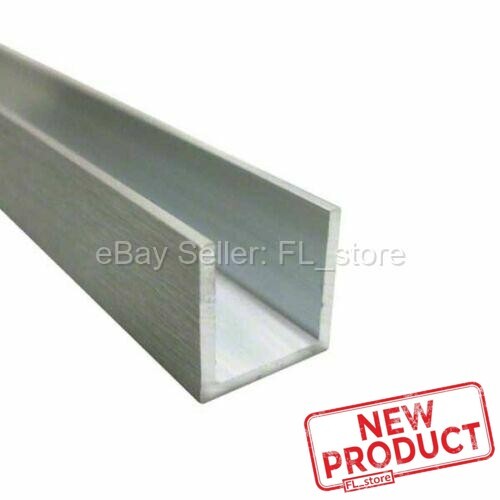 8 Feet Aluminum Channel 1″ Leg x 1″ Base Width x 3/4″ Inside x 1/8″ Thick NEW