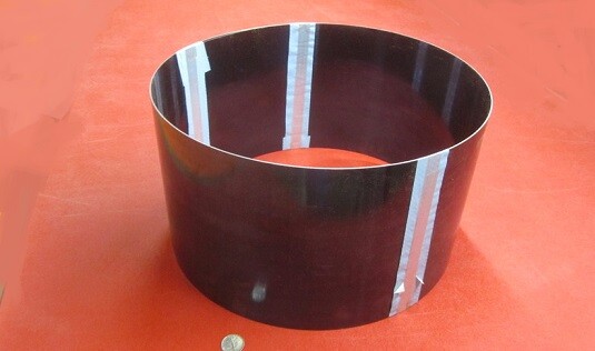 Blue Tempered Spring Steel Shim 0.025″ Thick x 10.0″ Width x 120″ Length