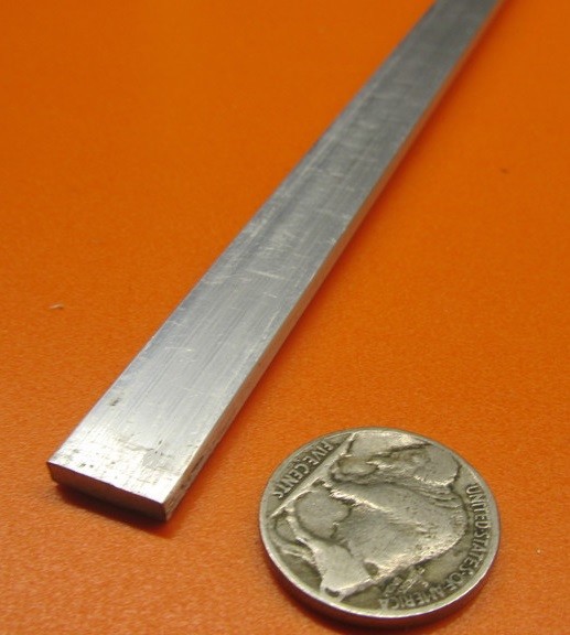 6063 T5 Aluminum Bar, 1/8″ (.125″) Thick x 1/2″ Wide x 48″ Length, 3 units