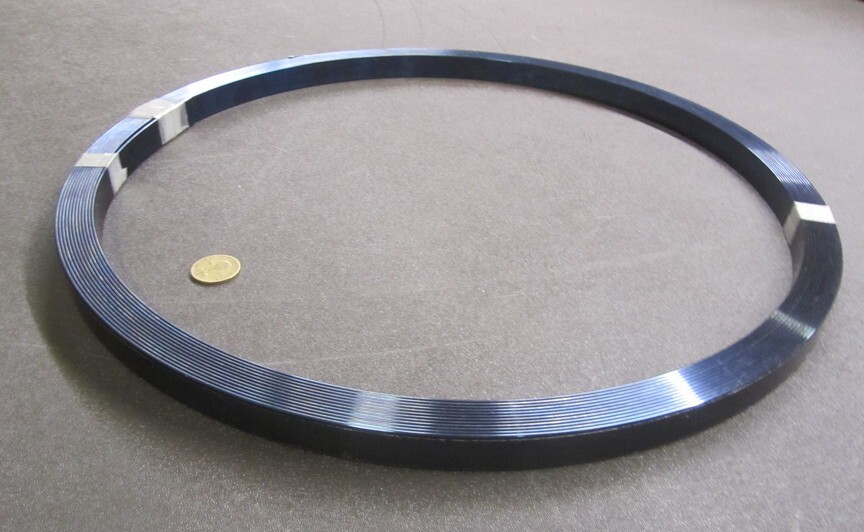 Blue Tempered Spring Steel Shim 0.062″ Thick x .750 Width x 50 FT Coil