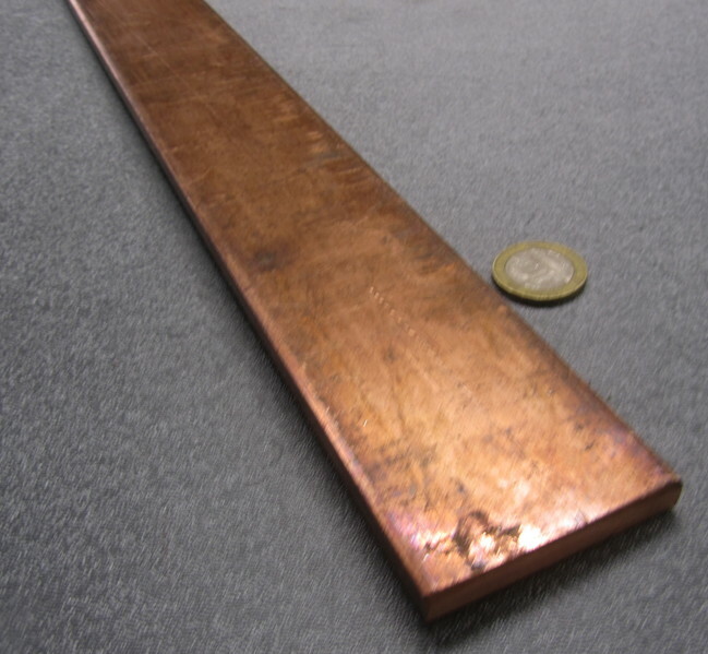 110 Copper Bar H02, 5/16″ Thick x 2.0″ Wide x 24 Inch Length