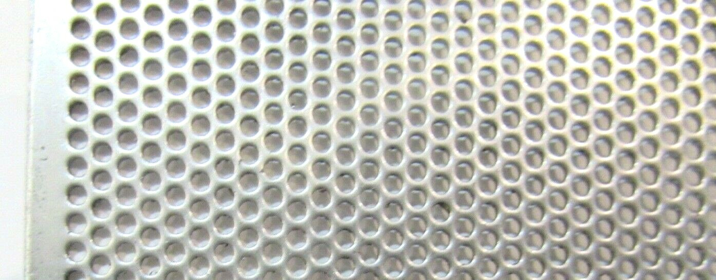 1/16 HOLES ON 3/32 CENTERS-20 GAUGE-304 STAINLESS STEEL–5-1/4″ X 12″