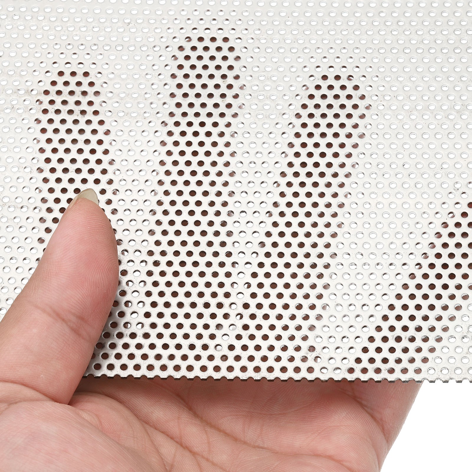 7.9″ L x 7.9″ W Perforated Metal Sheets, 2pcs 16Ga 0.06″Hole 304 Stainless Steel