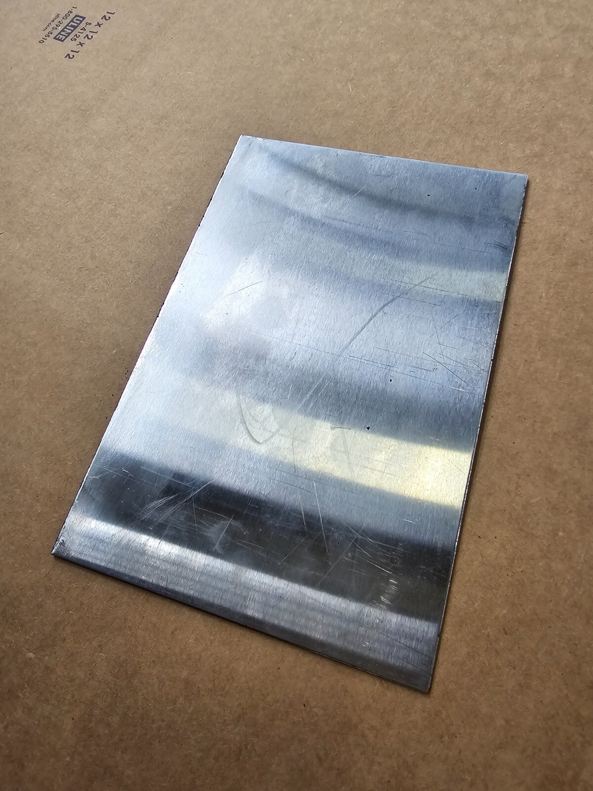 16 GUAGE 304 STAINLESS SHEET METAL 8 1/2 X 5 1/2 – 4 PIECES