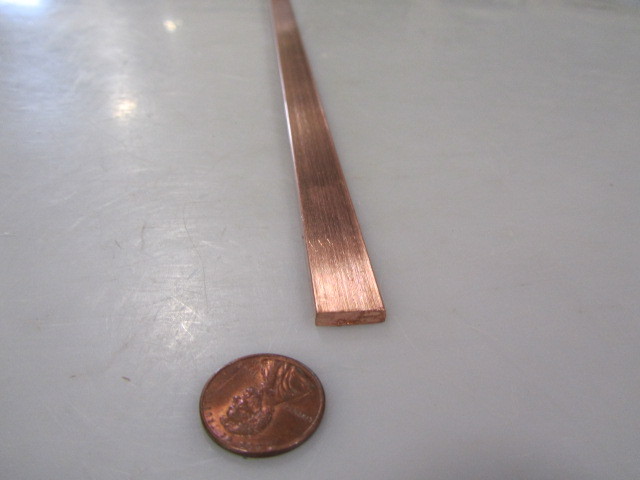 110 Copper Bar H02, 1/8″ Thick x 1/2″ Wide x 48 Inch Length