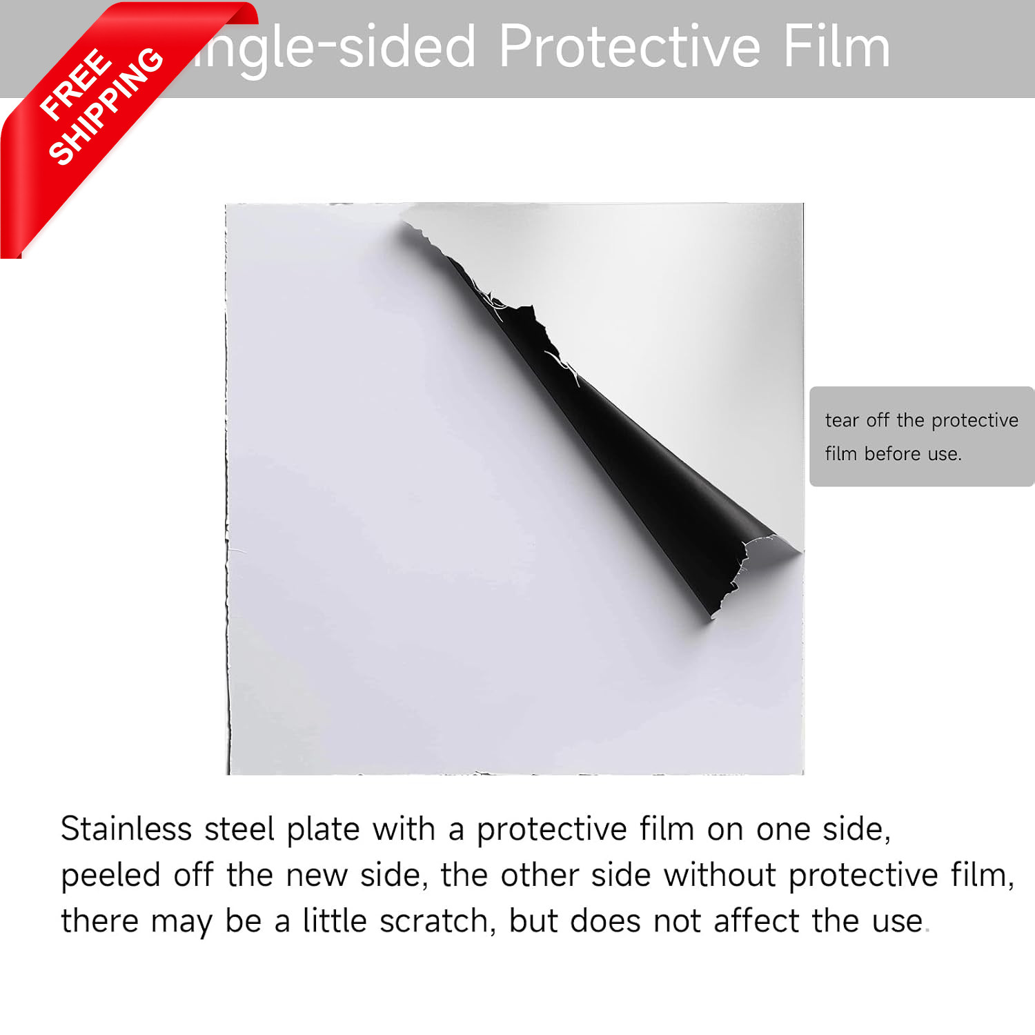 304 Stainless Steel Sheet – 12″ X 12″ X 1/8″ Thin Stainless Steel Plate 1/8 Inch