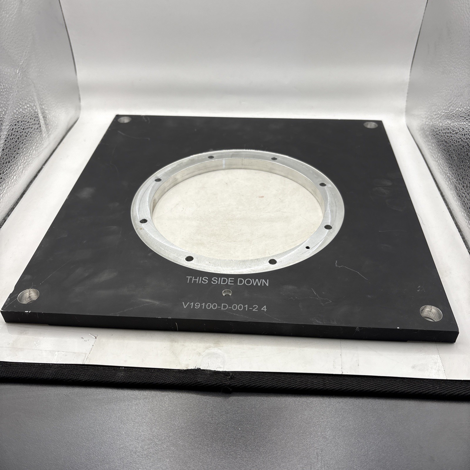 Industrial Stainless Steel Plate 12x12x1/2 Inches For Parts, Art, Or Other As Is