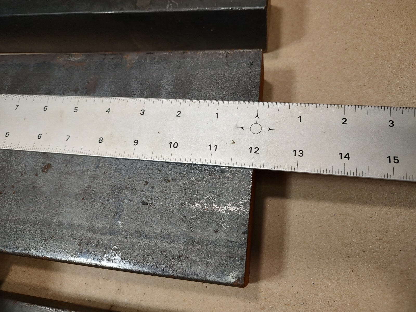 Lot Of 5, Steel Flat Bar, Square Bar Pieces