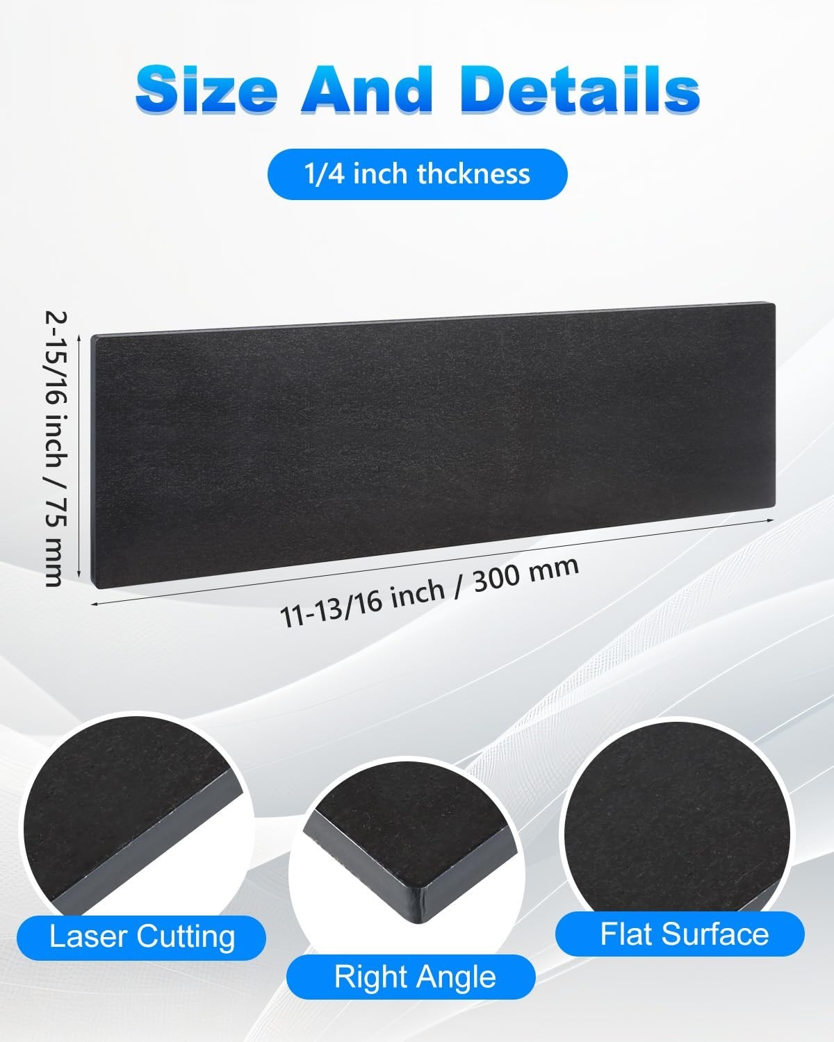 2 Pcs 3 X 12 X 1/4 Inch A36 Steel Plate Hot Rolled Weldable Steel | Steel Bas…