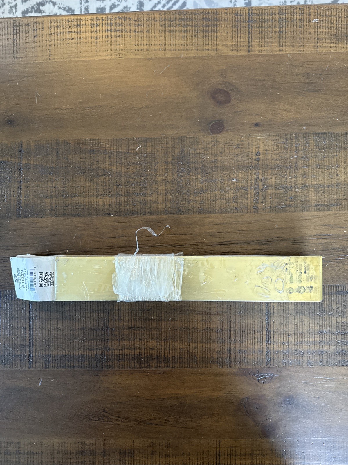 K&S 8229 Brass 12 L in. Metal Strip 0.093 x 2 W in.