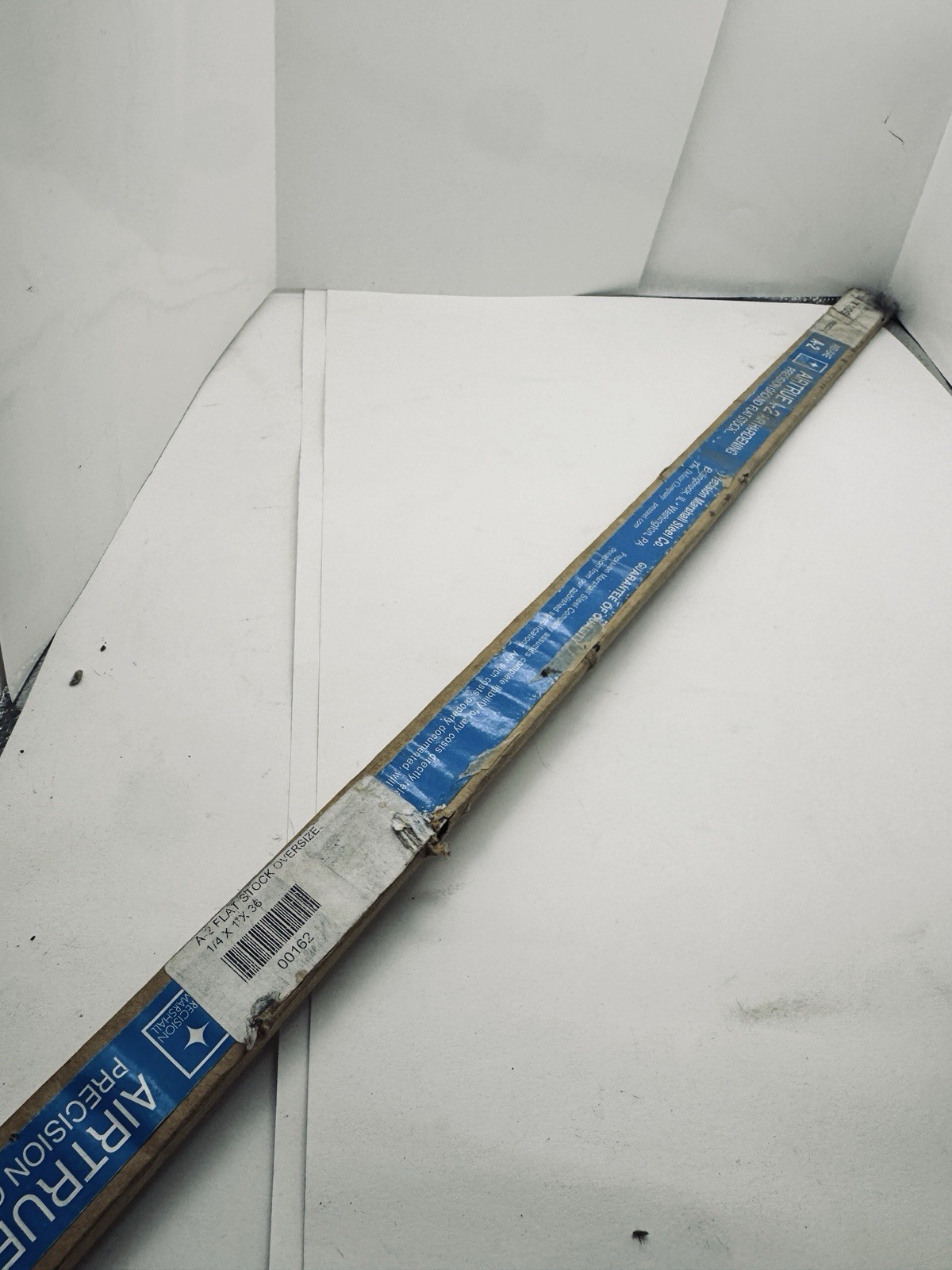 A2 AIR HARDENING STEEL PRECISION GROUND FLAT STOCK 1/4″ x 1” x 36”