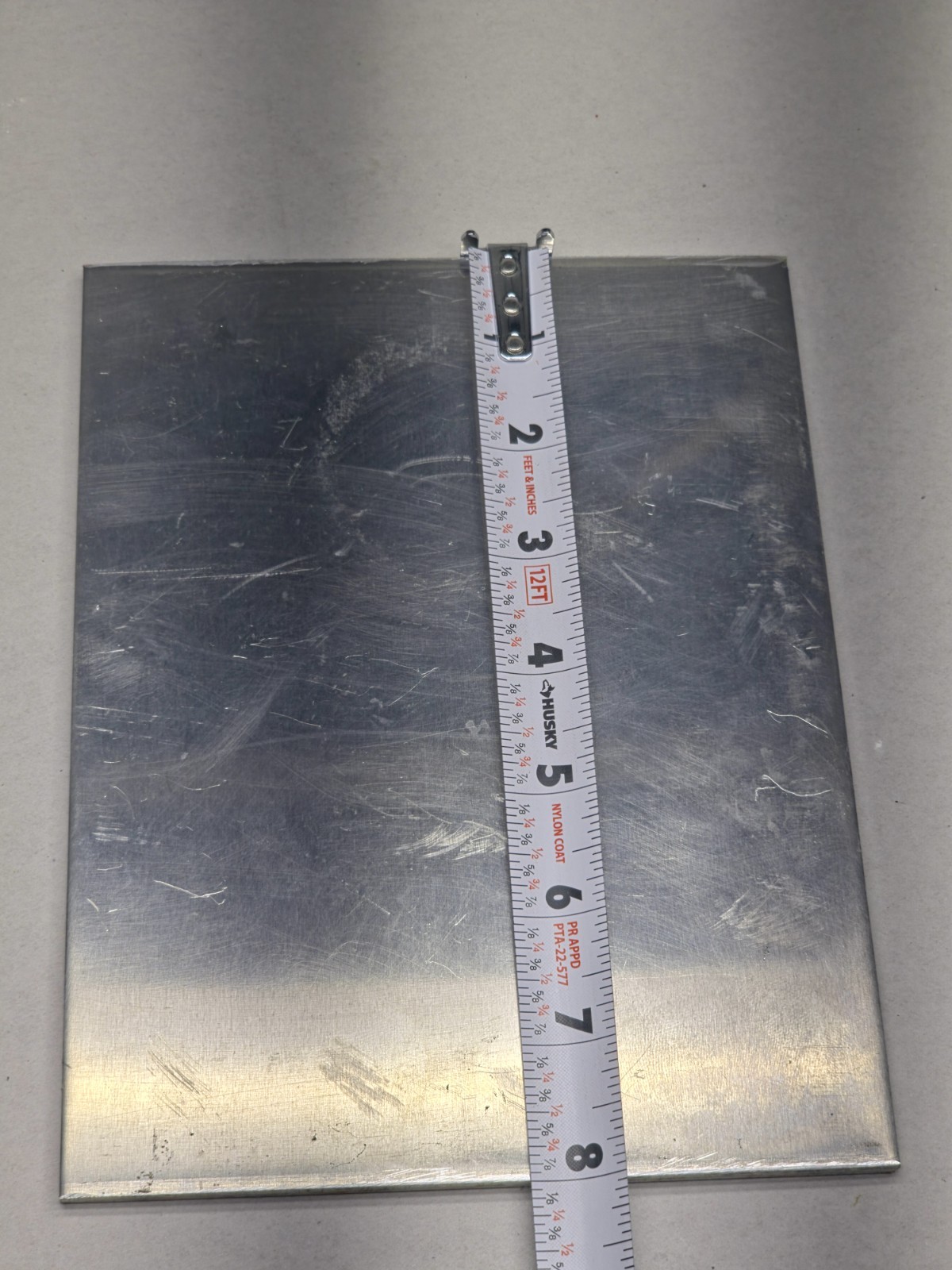 4pc 5052 Aluminum Plate 1/4″(0.25″) x 6″ x 8″ – Flat Sheet Stock – Remnant/Drops
