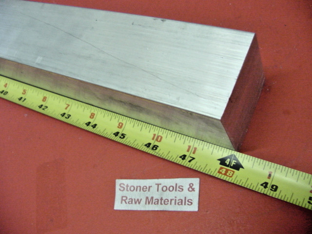 1-1/4″ X 2″ ALUMINUM FLAT BAR 48″ long 6061 T6511 Extruded Plate Mill Stock New