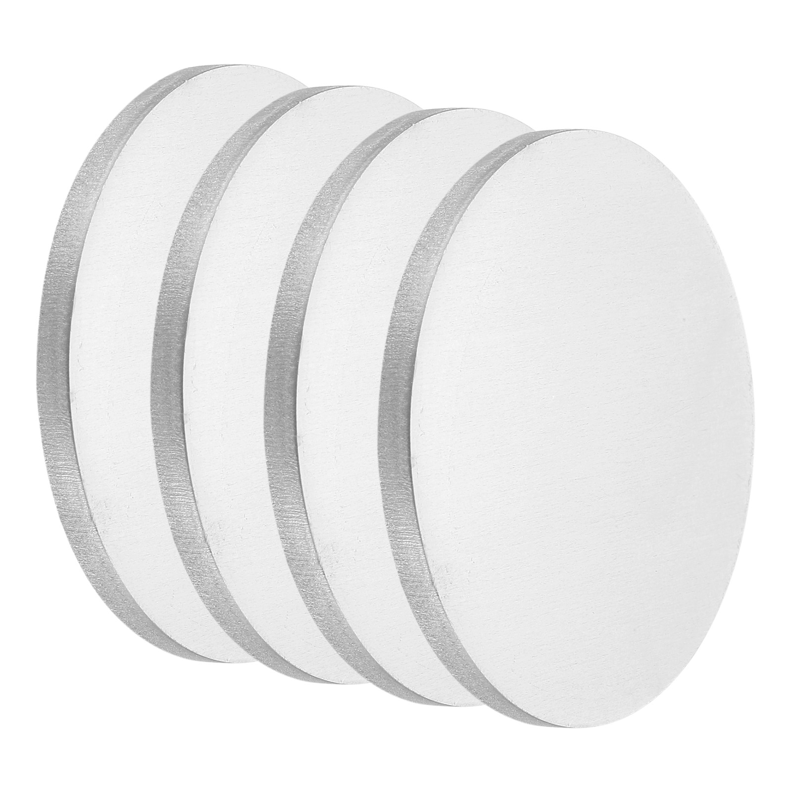 4Pcs Aluminum Disc 2″(50mm) Dia 0.12″(3mm) Thick Round 6061 Aluminum Sheets
