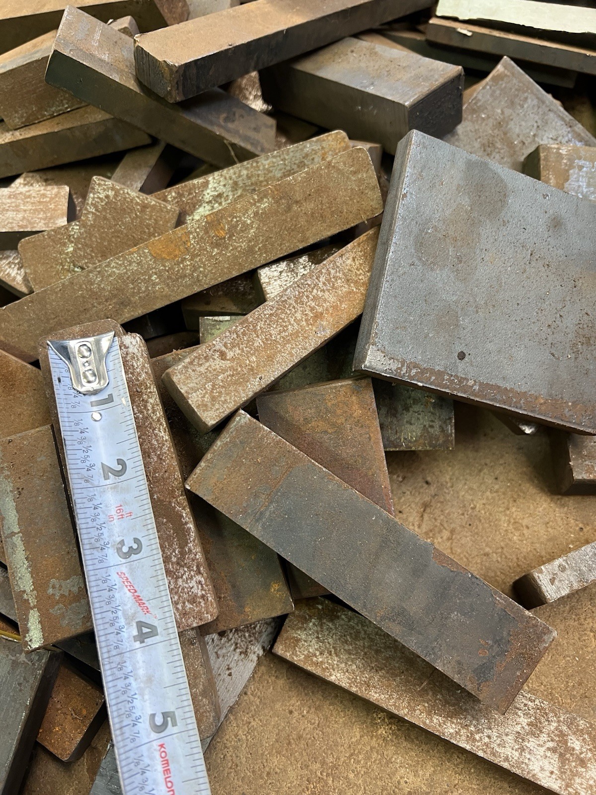 Mix lot 9+Lbs A36 Flat steel metal plate bar steel stock 3/8″ 1/2″ 3/4″ 1″+ Th