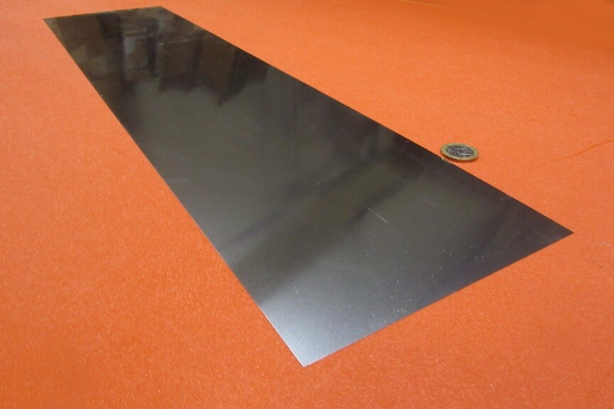 18-8 Stainless Steel Sheet, Full Hard, .007″ x 6.0″ x 25″