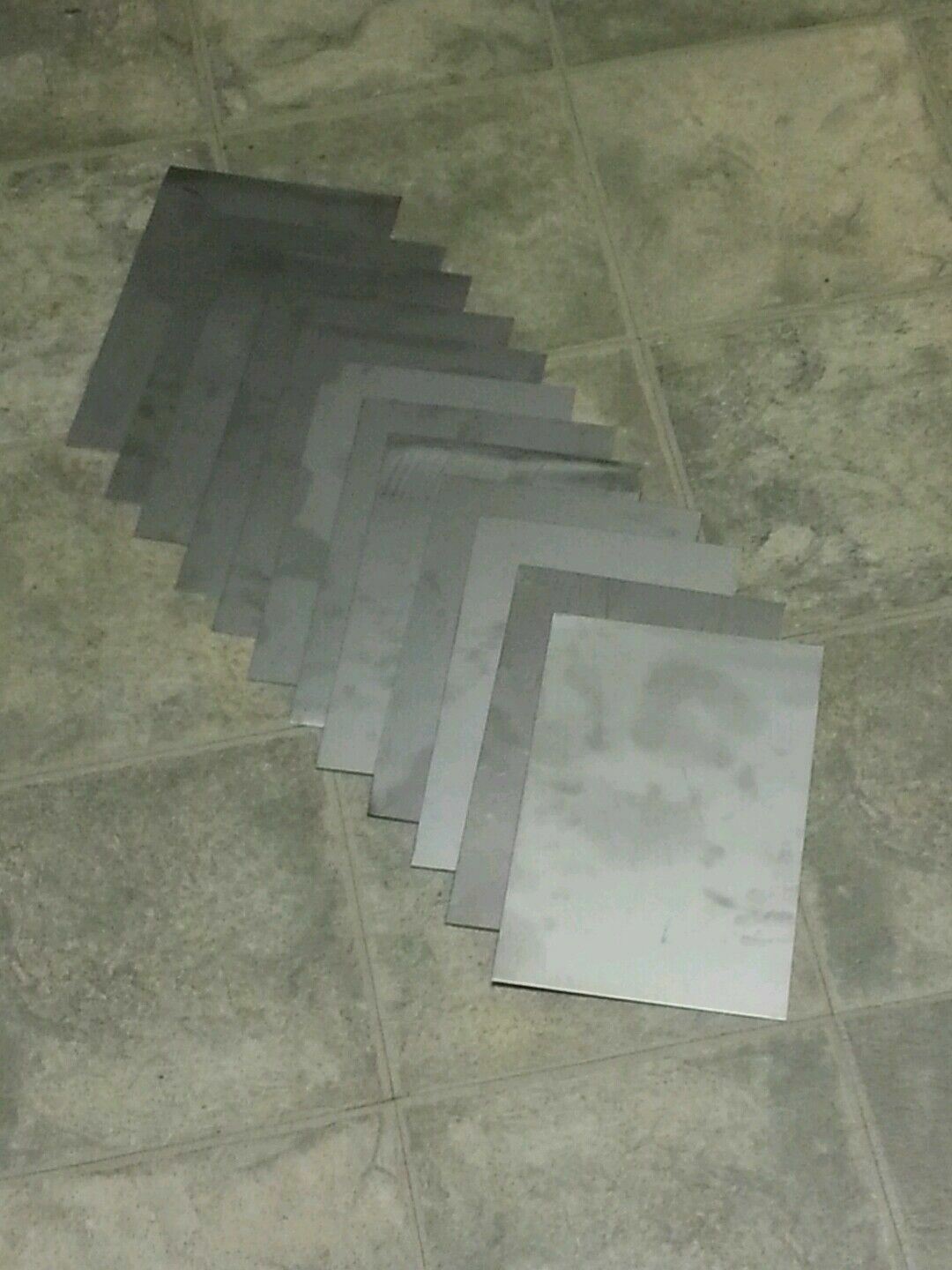 Aluminum sheet 12″ x 12″ x .040 18 ga plate ONE PIECE Sign Blank some scratches