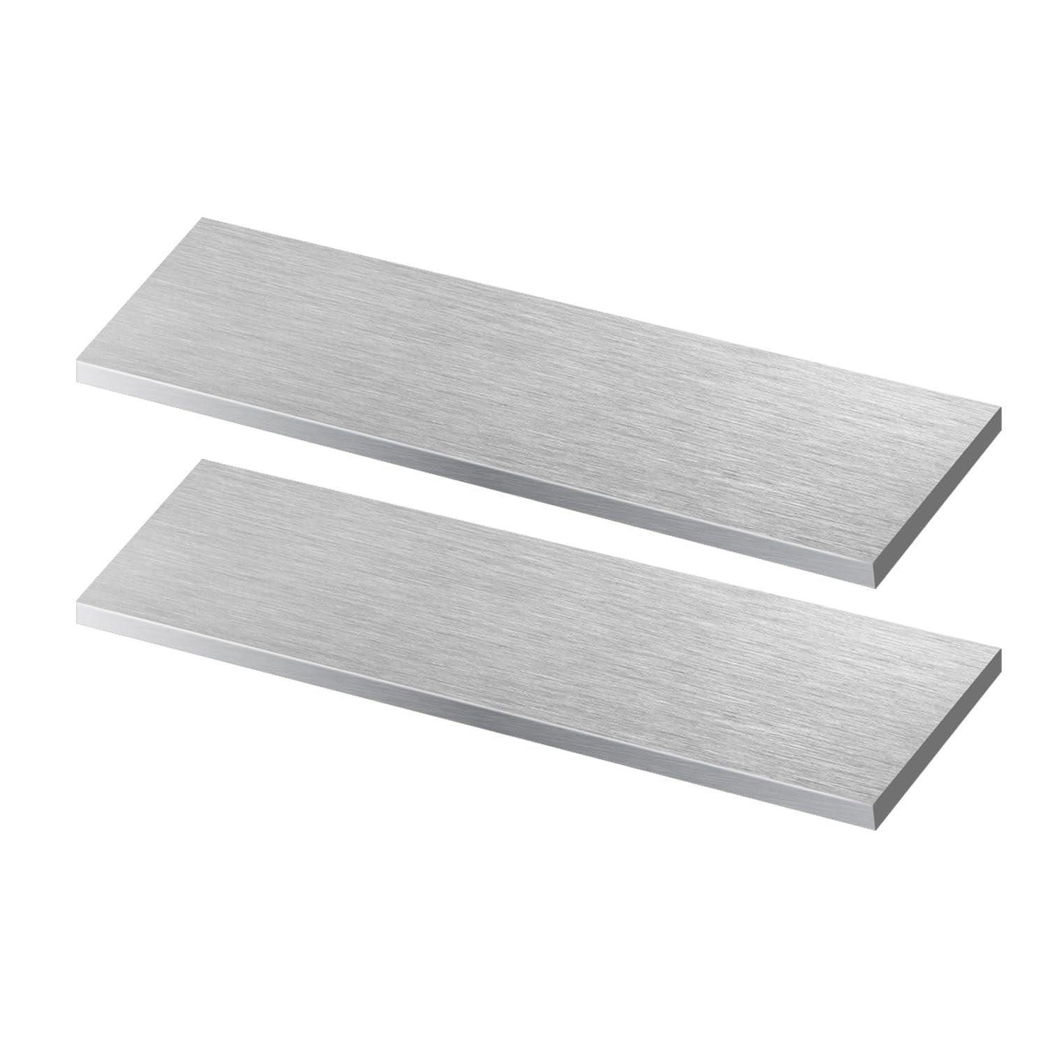 2Pcs Square Aluminum Flat Bar, 1/4″ Thickness x 1″ Width x 12″ Length 6061 Al…