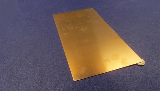 510 Phosphor Bronze Sheet .032″ (+/-.004″) Thick x 6.0″ Wide x 12.0″ Length