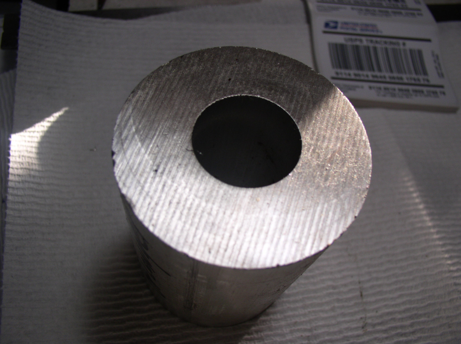 CORED ALUMINUM TUBEING SPACERS 1 PC. 2 1/2″ X 1 1/16″ ID (6061 ) 3 “+LONG