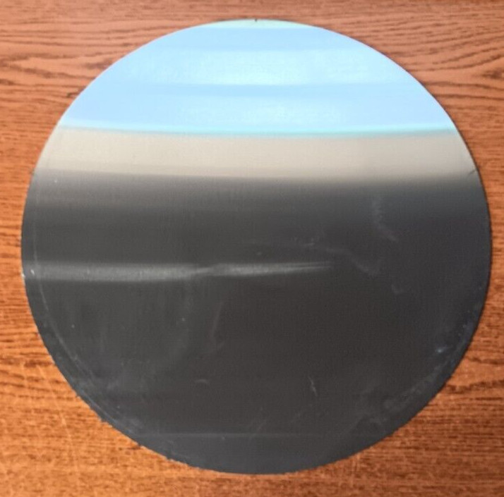 6PCS SS304 20GA (.035″) #4 W/PVC CIRCLES, 10-1/4″ DIA, SCRAP, WELDING, CRAFTS