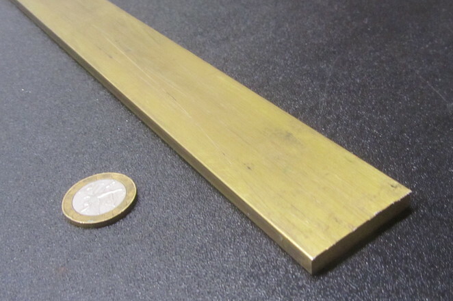 385 Brass Flat Bar 1/4″ Thick x 1 1/2″ Wide x 4 Foot Length