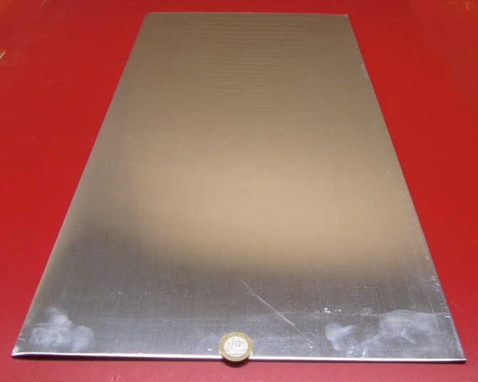 1100 Aluminum Sheet Softened (O) .125″ (1/8″) Thick x 12″ Wide x 24″ Long
