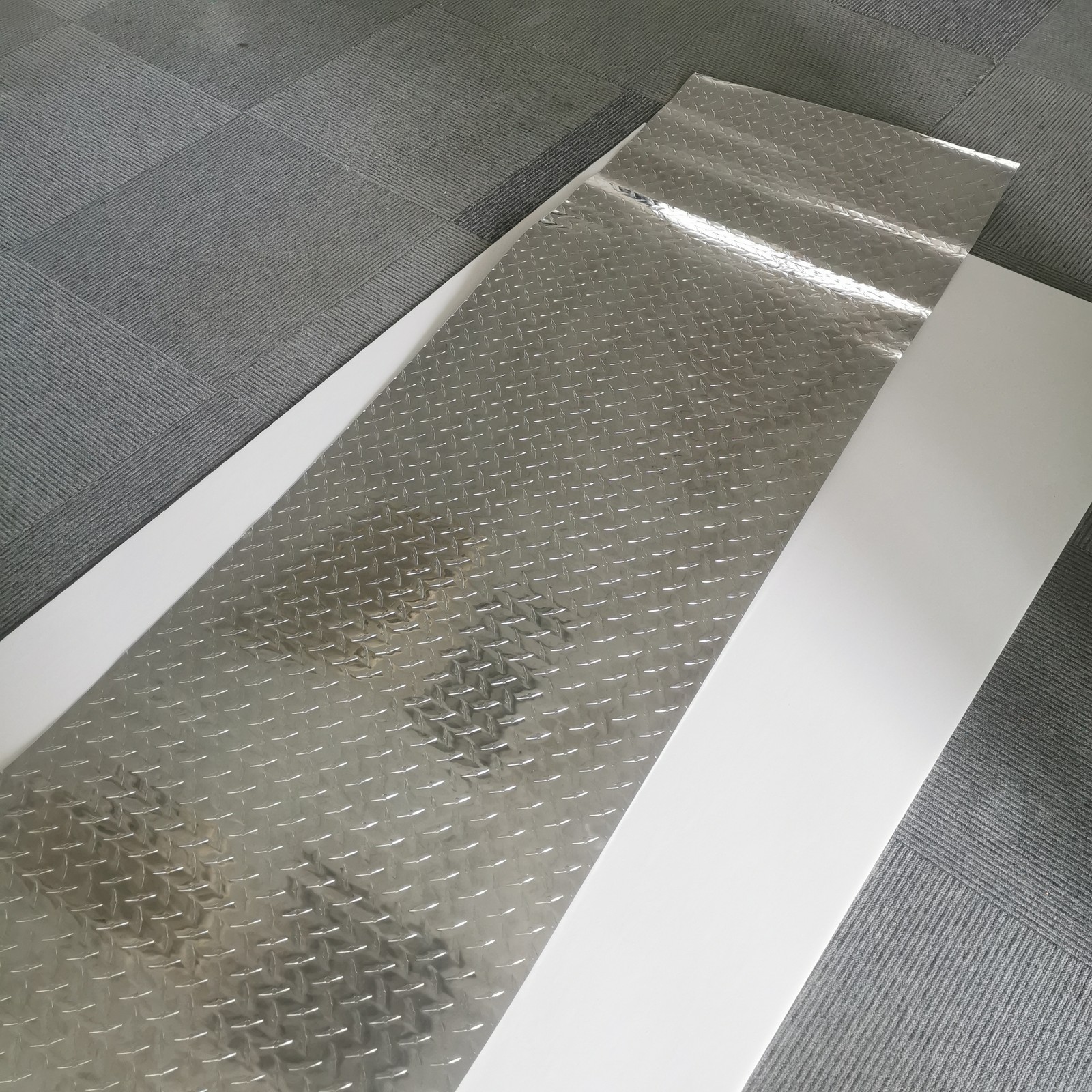 48″x 96″x .04″ Aluminum Diamond Plate 3003 Plate Sheet For Trailer, RV, Garages