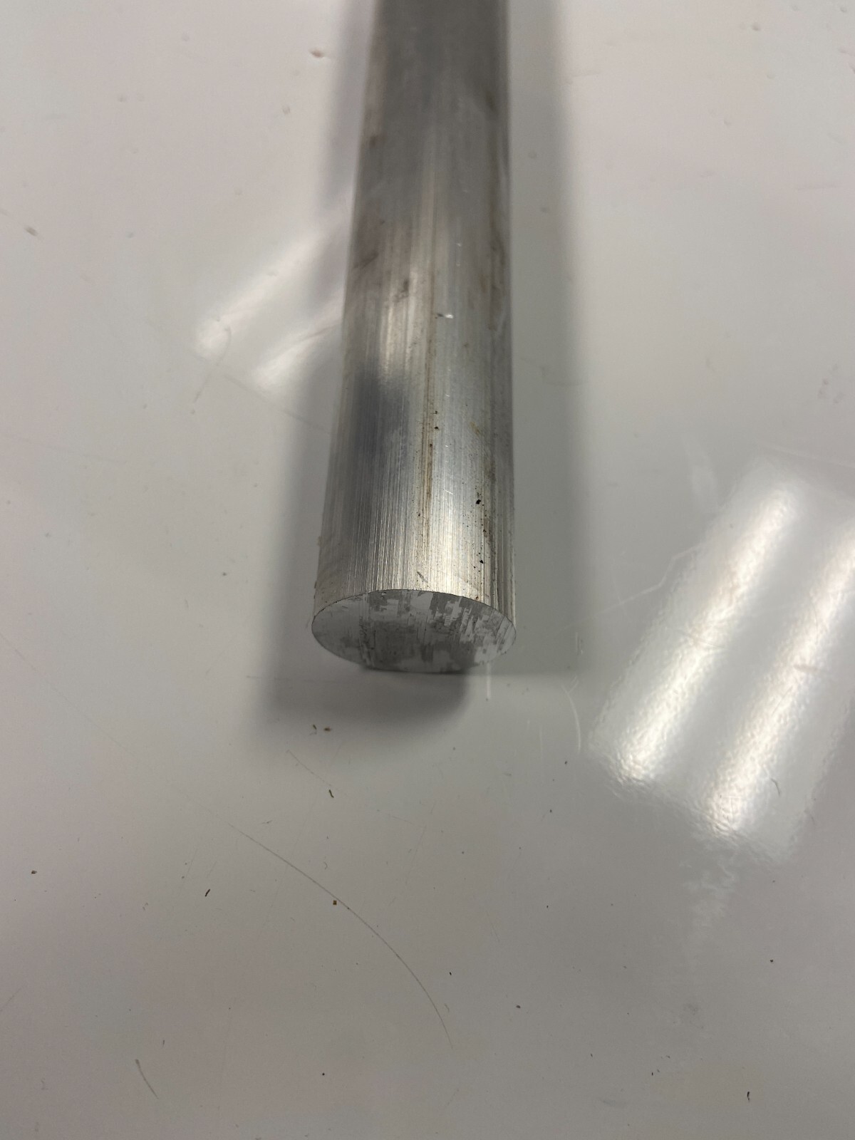 1 inch round stock Aluminum 1” x 6” Long T6551 extruded