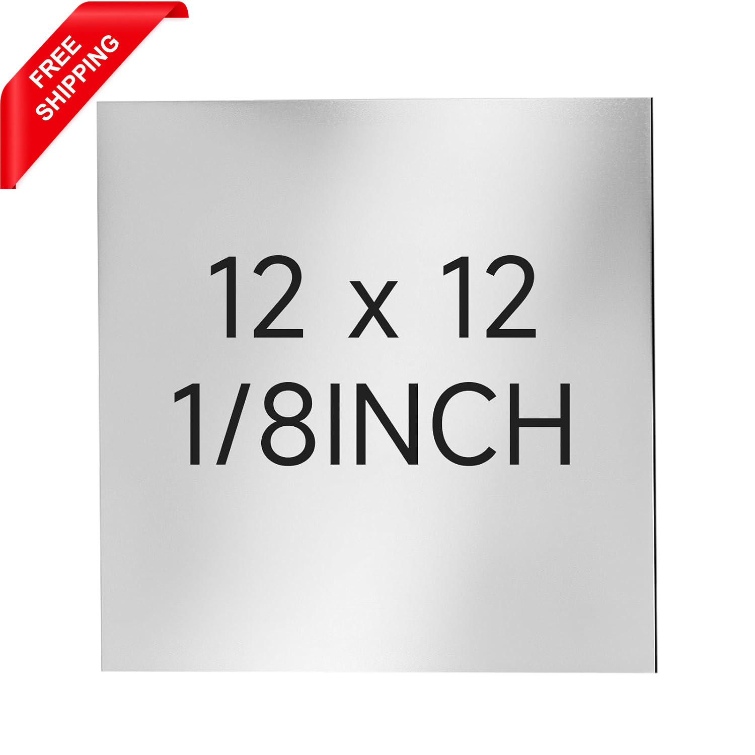 304 Stainless Steel Sheet – 12″ X 12″ X 1/8″ Thin Stainless Steel Plate 1/8 Inch