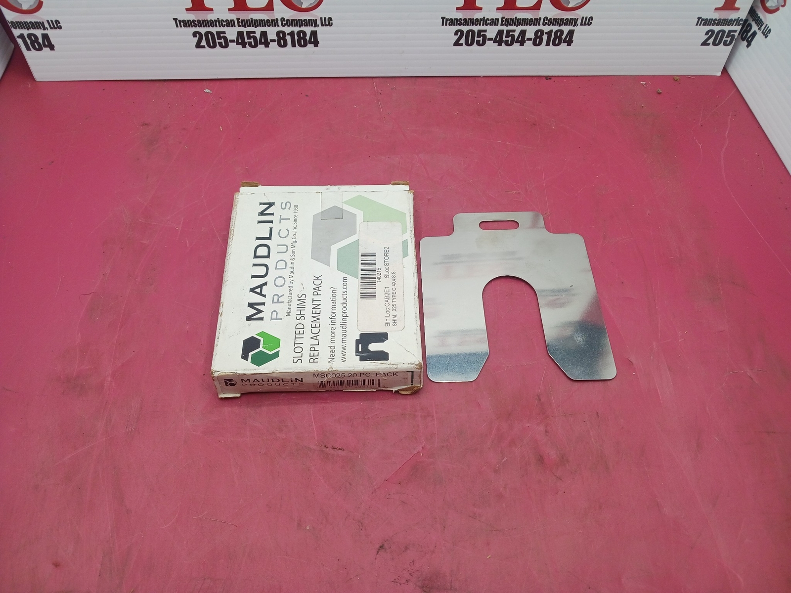 Maudlin, Pack of 20 Shims, MSC025