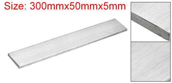 304 Stainless Steel Flat Bar, 3/16″ Thickness 1 31/32″ Width 11 3/4″ Length