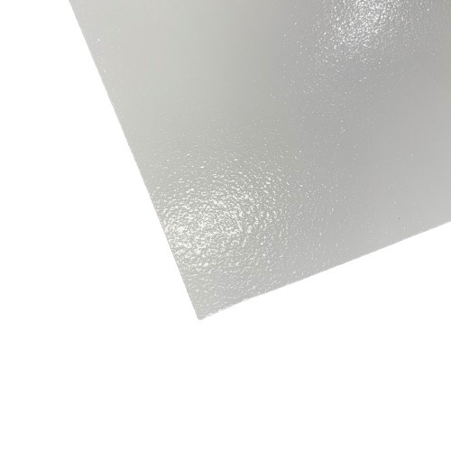 24″ x 96″ White Aluminum Stucco Sheet .025” Thick Embossed – Trailer, RV Repair