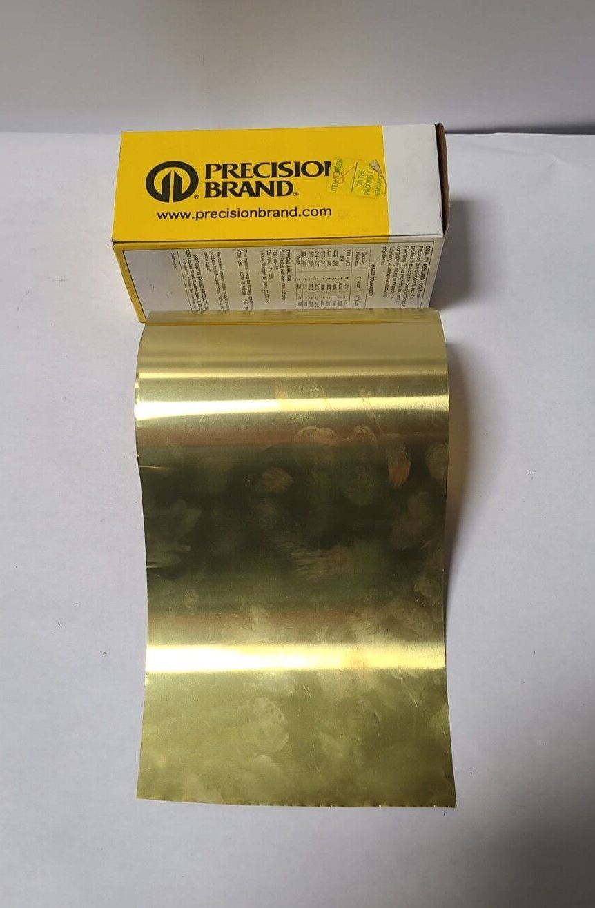 Precision Brand Brass Shim Stock 6″ x 100″ 17160 0.0015